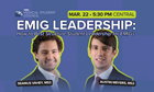 EMIG Leadership: How to Best Structure Student Leadership for EMIGs