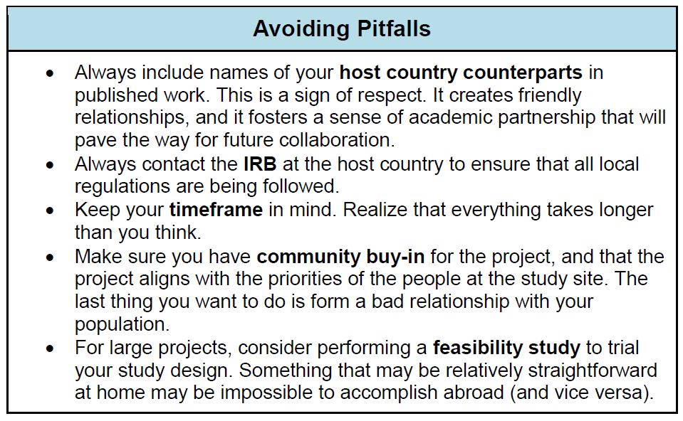 Avoiding Pitfalls Avoiding Pitfalls